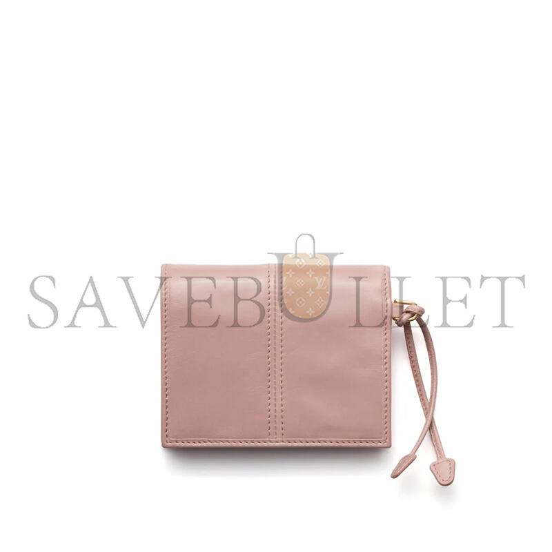 Pra*a small leather wallet 1mv204 (11.2*8.5cm)